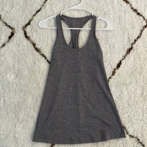 Lululemon grey racer back tank
